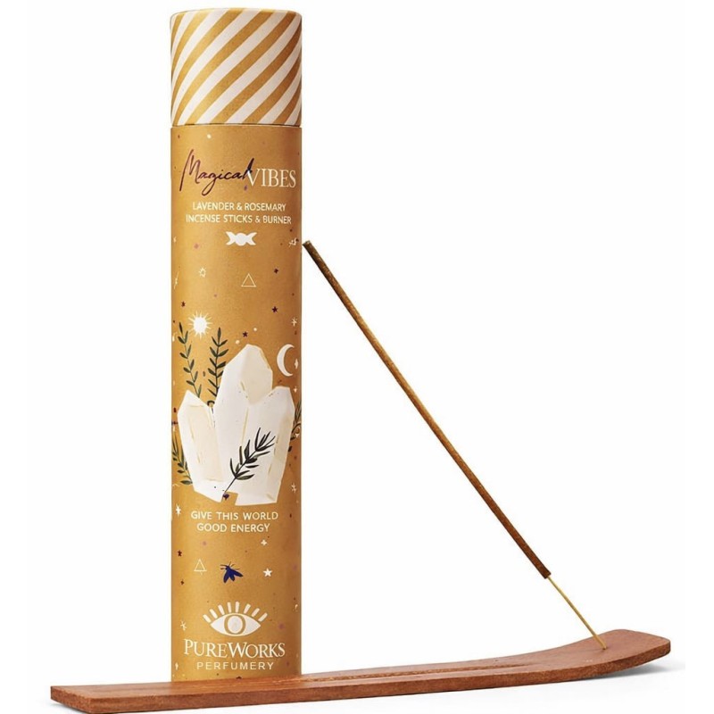 Encens Lavande & Romarin + 1 porte-encens - Magical Vibes - Song of India