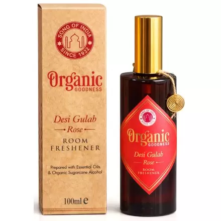 Parfum d’ambiance naturel Desi Gulab Rose Organic Goodness – spray 100 ml
