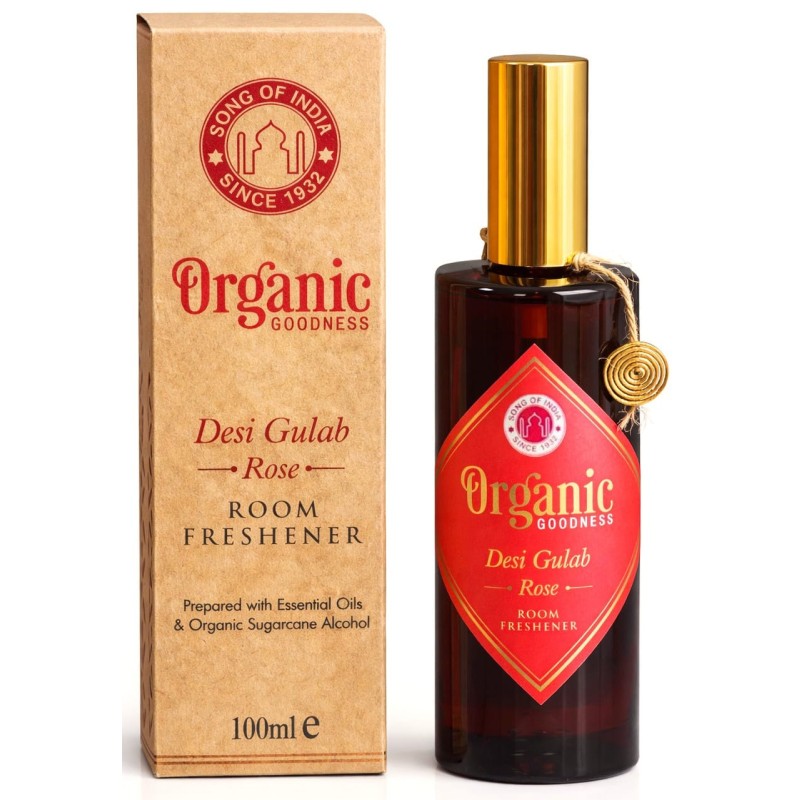 Parfum d’ambiance naturel Desi Gulab Rose Organic Goodness – spray 100 ml