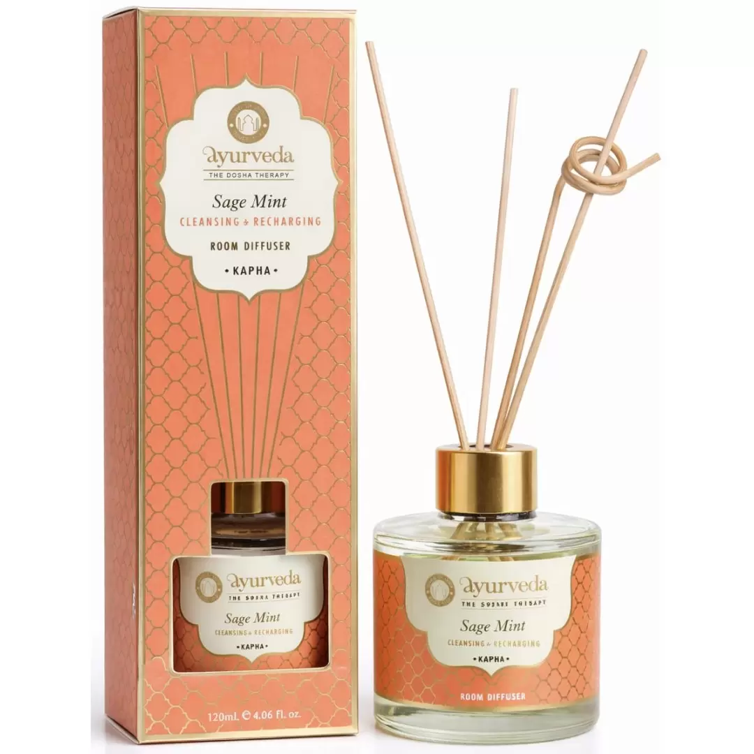Diffuseur de parfum à bâtonnets Sauge & Menthe - Kapha - Song of India