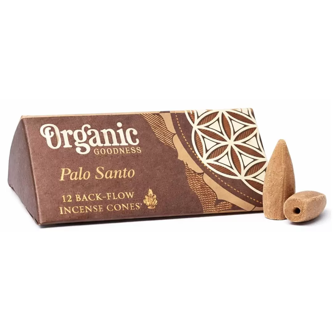 Cônes d'encens à refoulement Palo Santo - Backflow - Organic Goodness