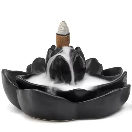 Brûle encens à refoulement Lotus en céramique - Backflow