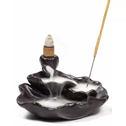 Brûle encens à refoulement Lotus en céramique - Backflow