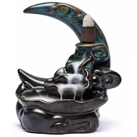 Brûle encens à refoulement Nuit Mystique en céramique - Backflow