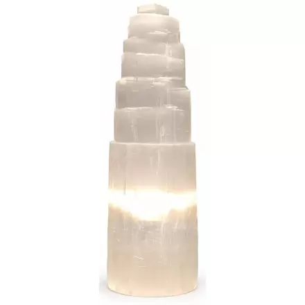 Lampe de sélénite Tour