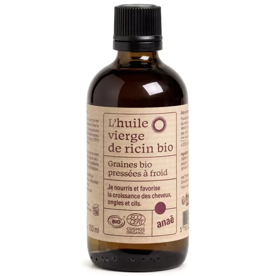 Huile de ricin vierge BIO - 100ml - Anaé