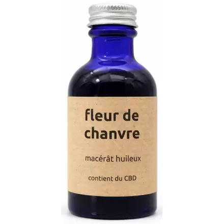 Macérât de chanvre BIO - contient du CBD - 50ml - Canna d'Oc