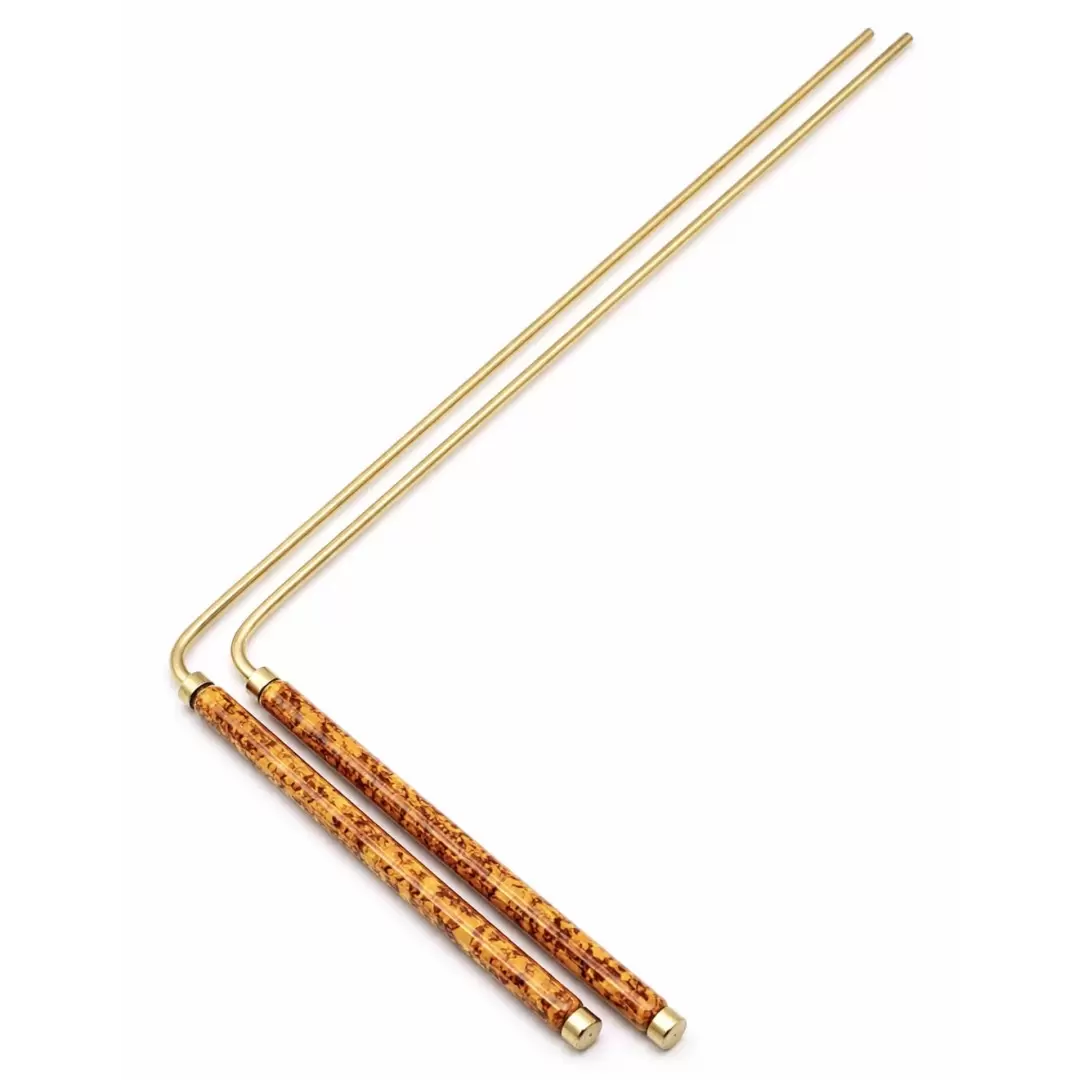 Baguette de radiesthésie en cuivre & laiton