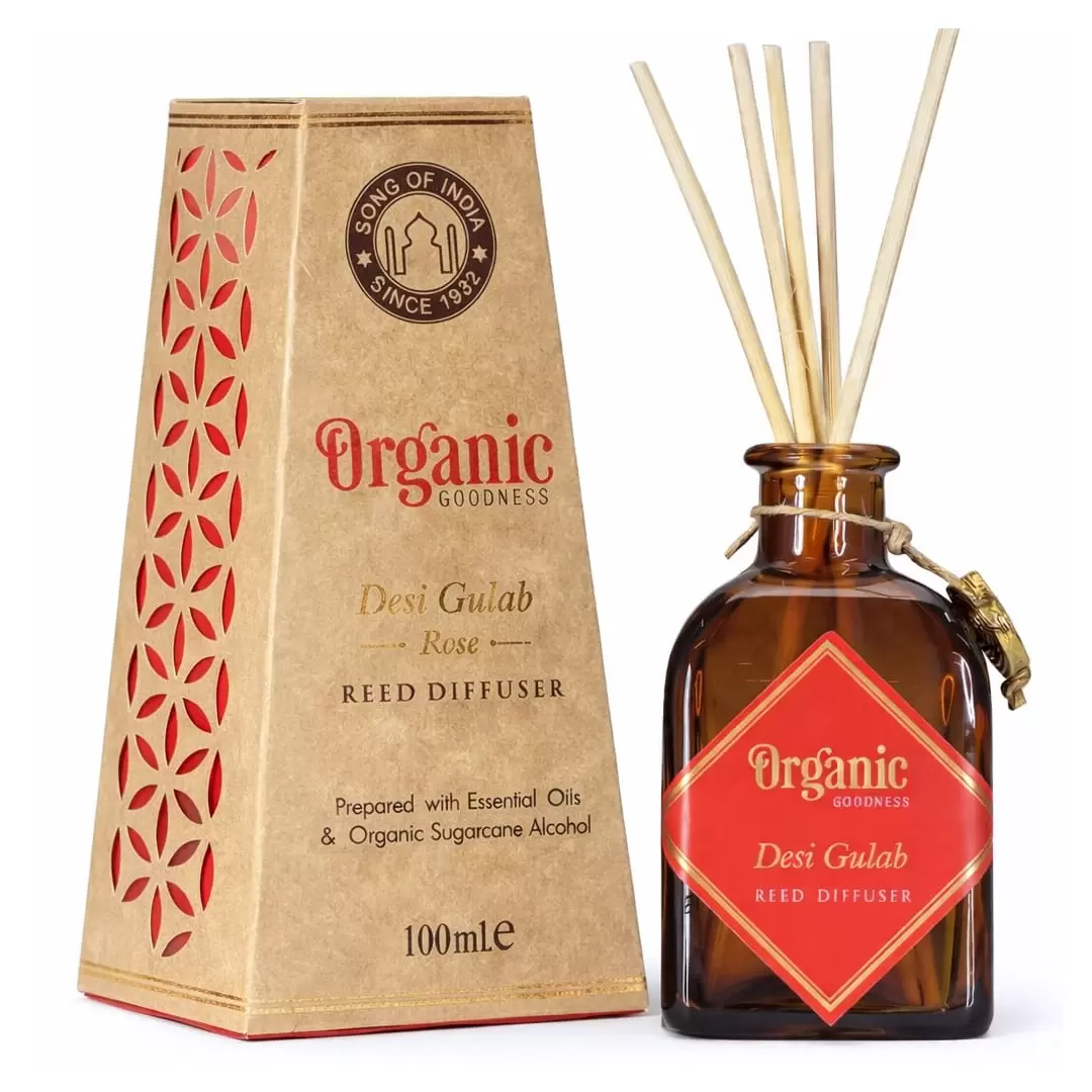 Diffuseur de parfum Rose - Desi Gulab - Organic Goodness