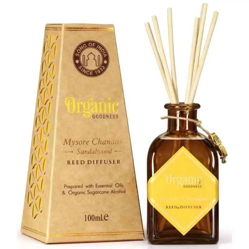Diffuseur de parfum Santal - Mysore Chandan - Organic Goodness