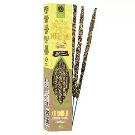 Encens Herbio Citronnelle – Encens naturel smudge certifié Ecocert