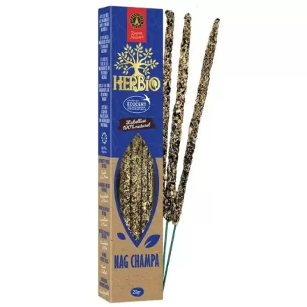 Encens Herbio Nag Champa  – Encens naturel smudge certifié Ecocert