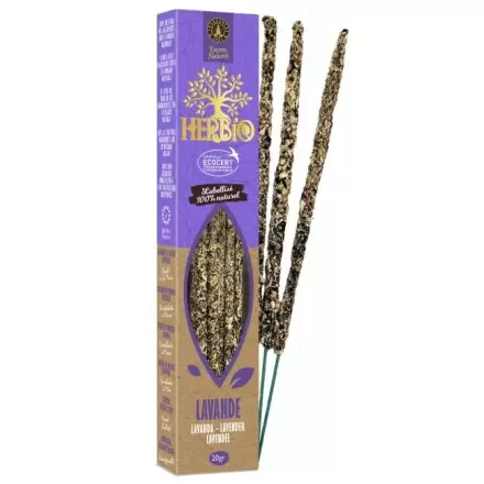 Encens Herbio Lavande – Encens naturel smudge certifié Ecocert
