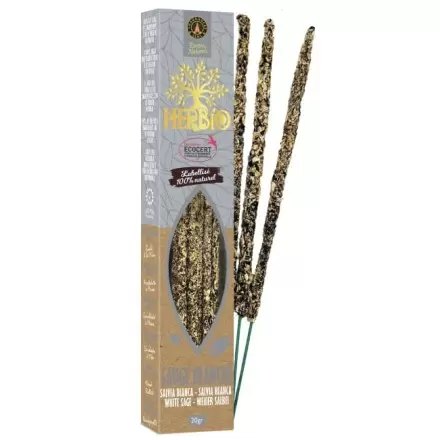 Encens Herbio Sauge Blanche – Encens naturel smudge certifié Ecocert