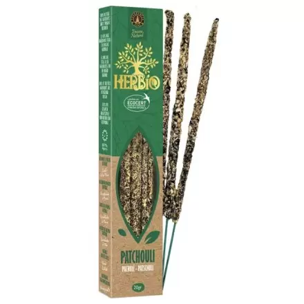 Encens Herbio Patchouli – Encens naturel smudge certifié Ecocert