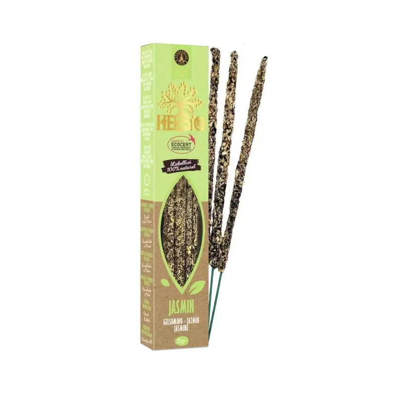 Encens Herbio Jasmin – Encens naturel smudge certifié Ecocert