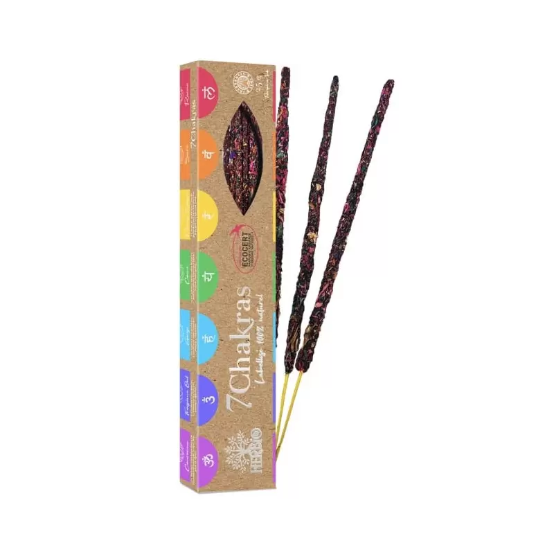 Encens Herbio 7 chakras – Encens naturel smudge certifié Ecocert