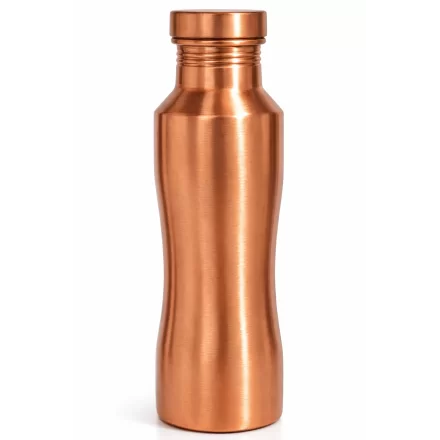 Gourde en cuivre poli mat courbée - 950ml
