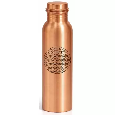 Gourde en cuivre Fleur de Vie - 750ml