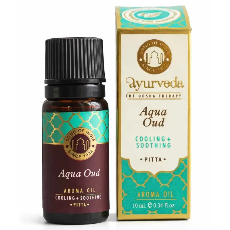 Huile aromatique Aqua Oud Pitta 10ml – Ayurveda | Song of India