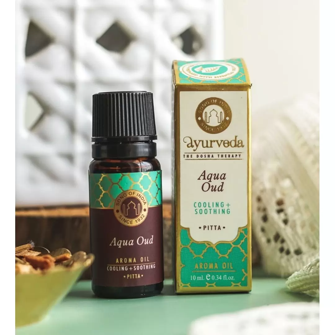 Huile aromatique Aqua Oud Pitta 10ml – Ayurveda | Song of India