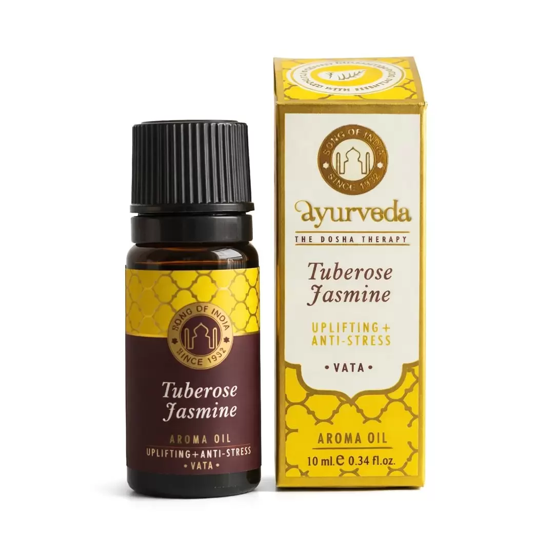 Huile aromatique Jasmin & Tubéreuse Vata 10ml – Ayurveda | Song of India