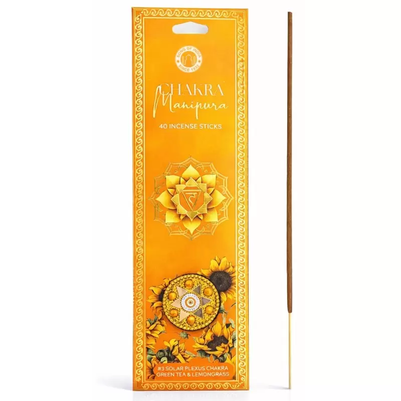 Encens hé Vert & Citronnelle – Chakra Manipura | Song of India