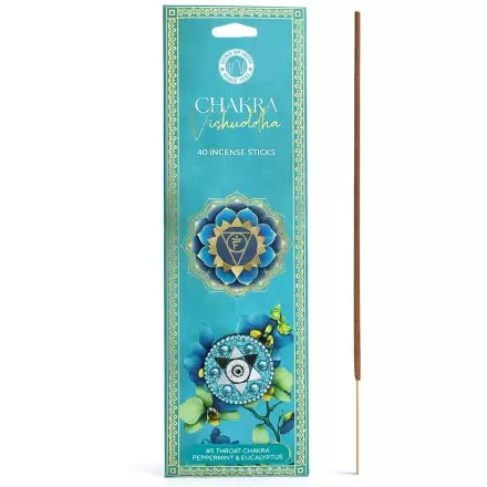 Encens Menthe Poivrée & Eucalyptus – Chakra Vishuddha | Song of India