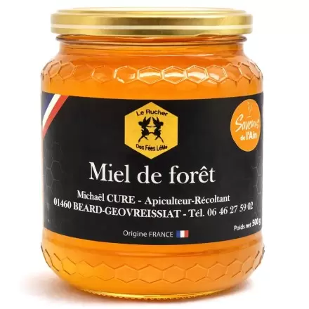 Miel de forêt du Bugey - 500g - Le Rucher des Fées Léma