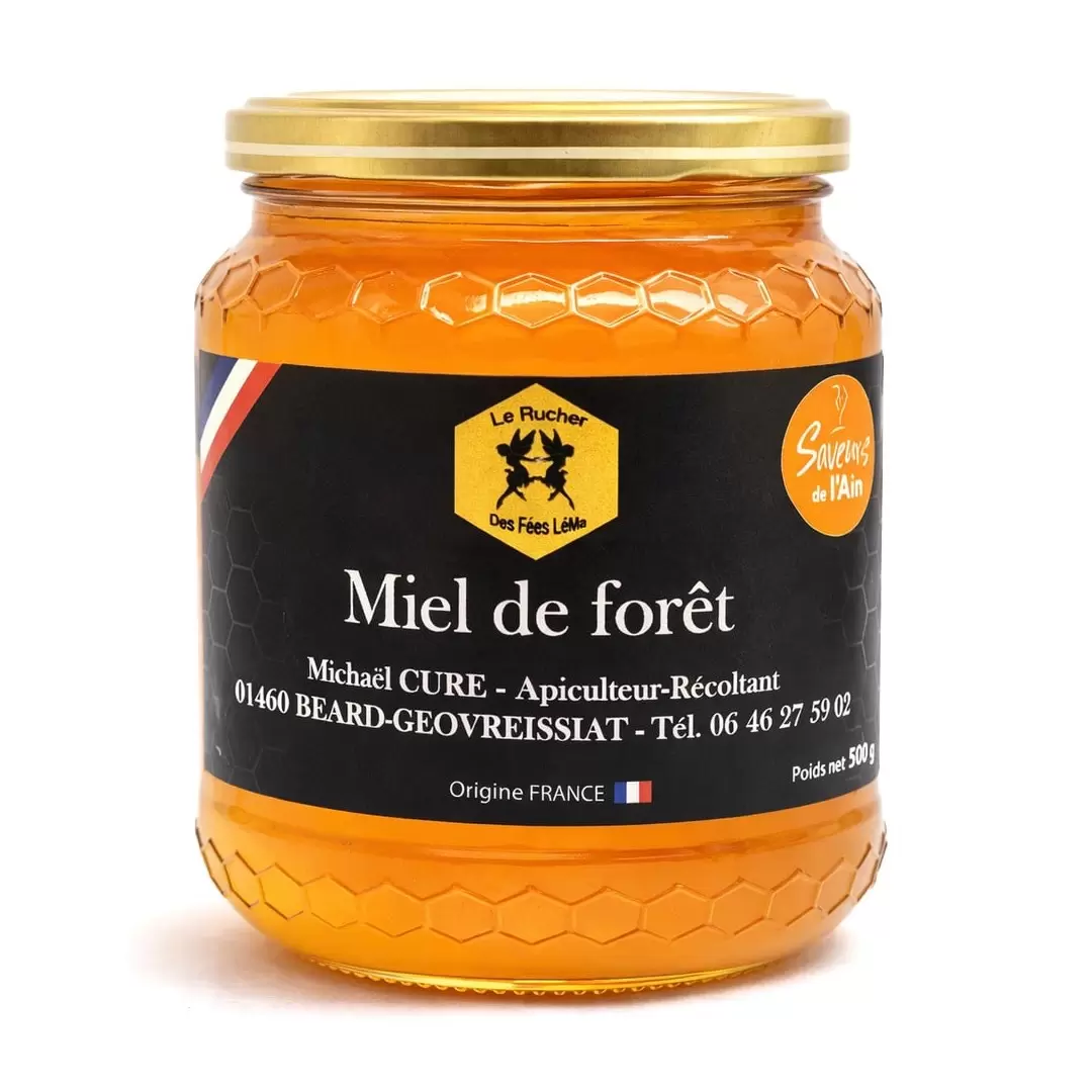 Miel de forêt du Bugey - 500g - Le Rucher des Fées Léma