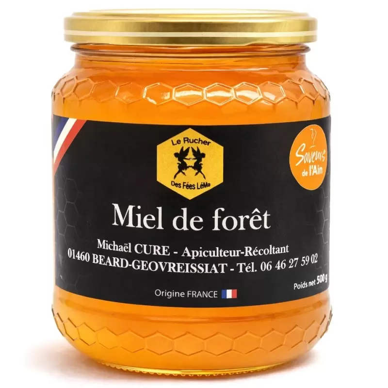 Miel de forêt du Bugey - 500g - Le Rucher des Fées Léma