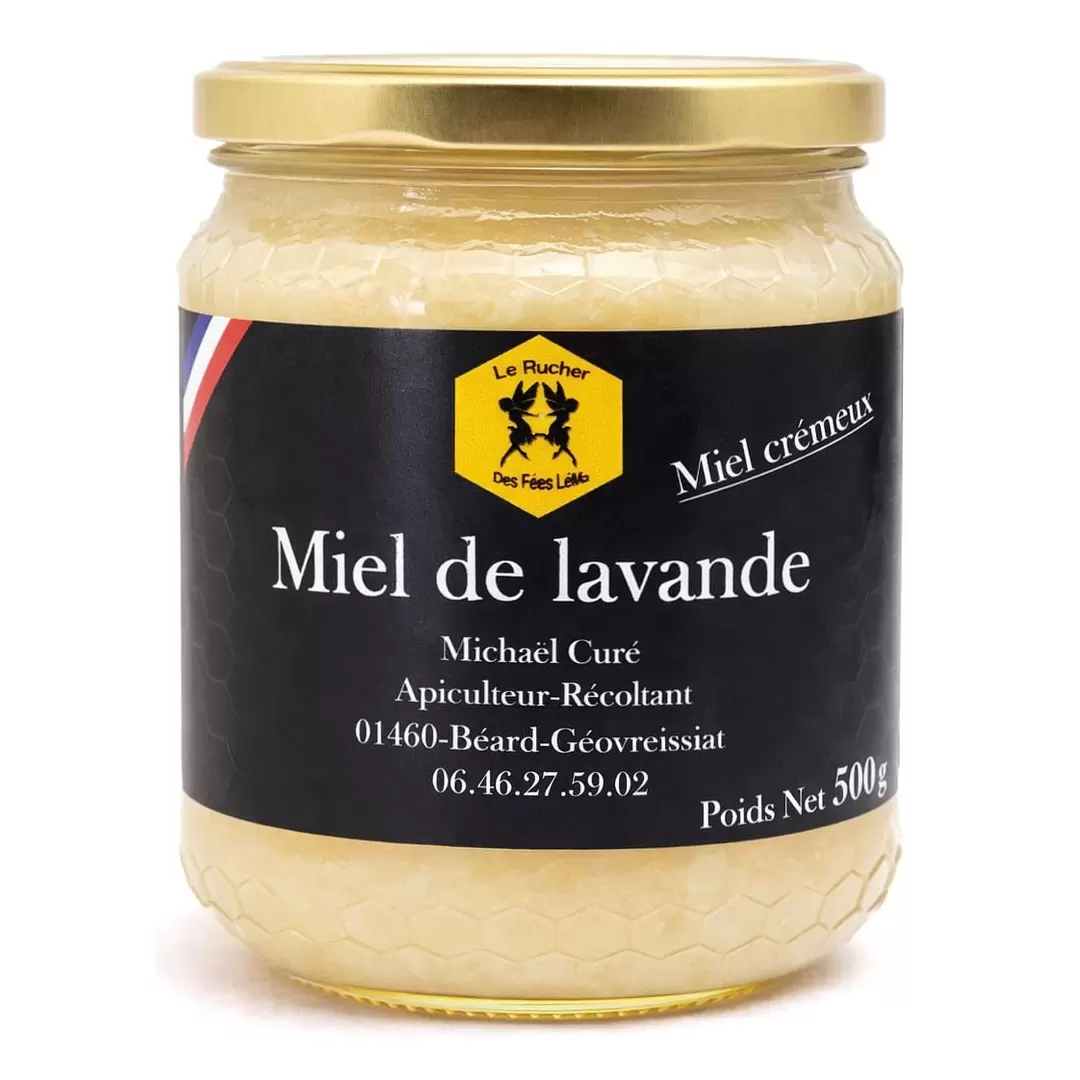 Miel de lavande de Drôme - 500g - Le Rucher des Fées Léma