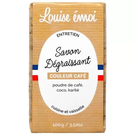 Savon solide vaisselle BIO  - Couleur Café - Louise émoi
