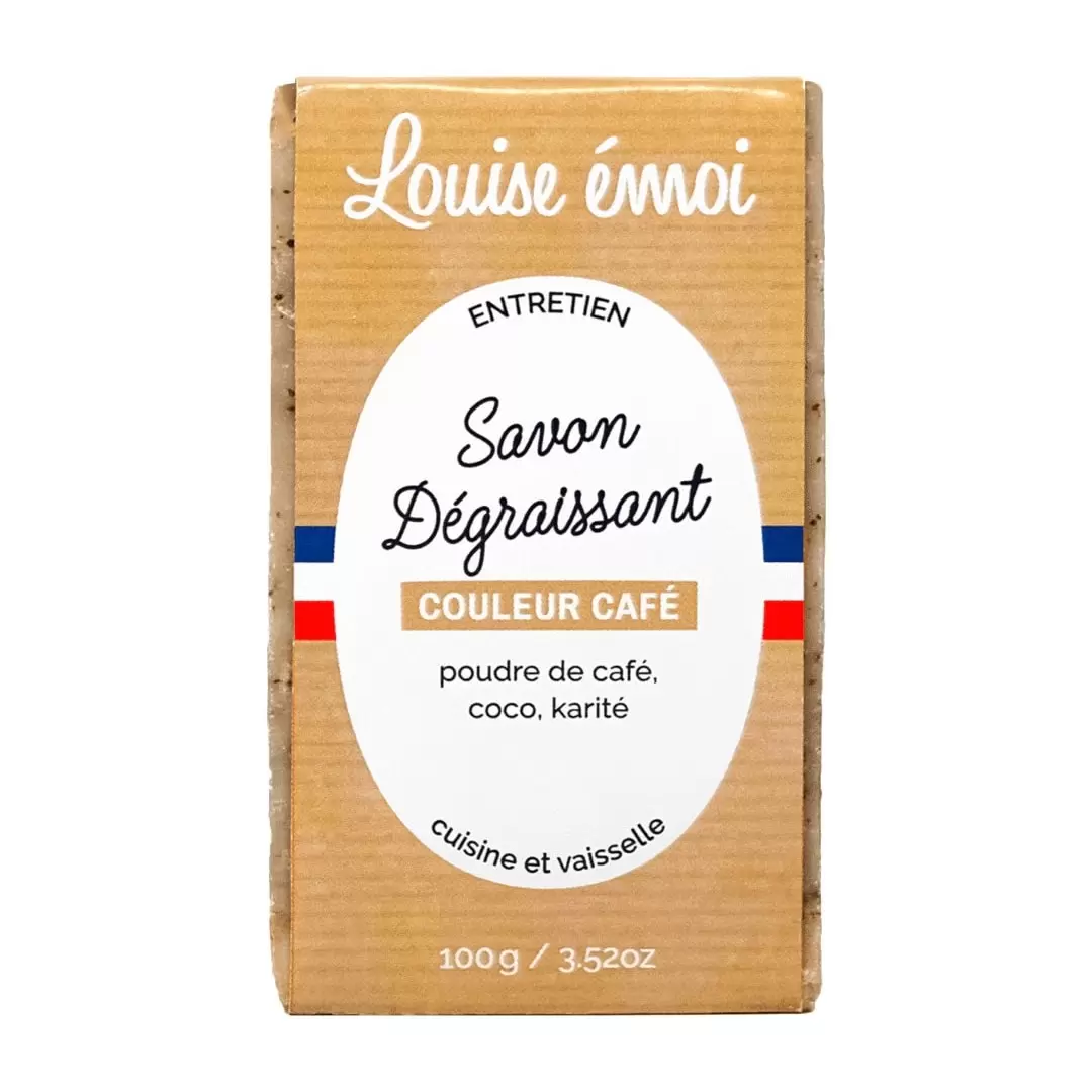 Savon solide vaisselle BIO  - Couleur Café - Louise émoi