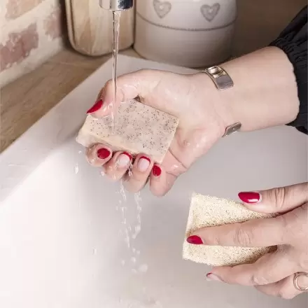 Savon solide vaisselle BIO  - Couleur Café - Louise émoi