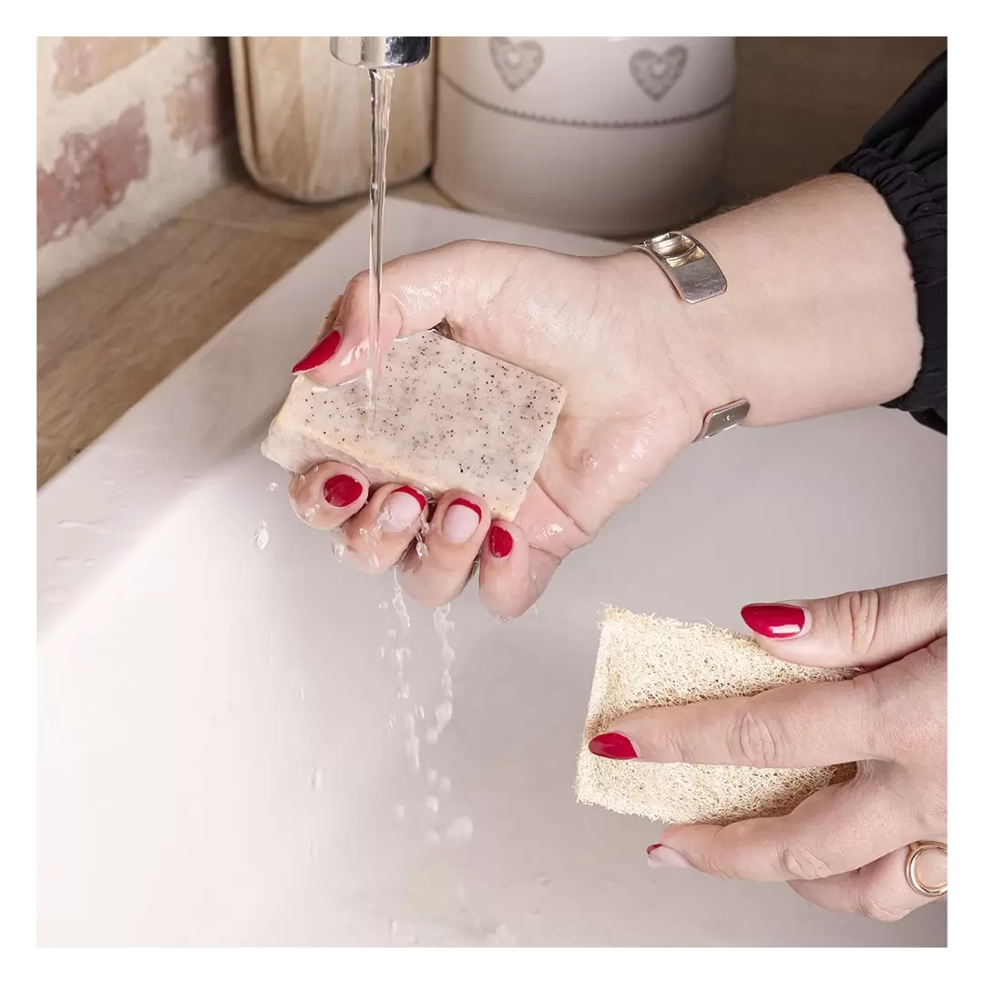 Savon solide vaisselle BIO  - Couleur Café - Louise émoi