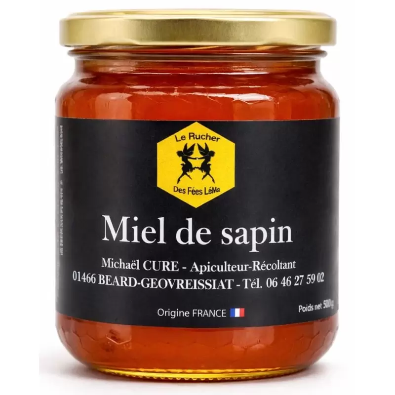 Miel de sapin du Haut-Bugey - 500g | Rucher artisanal