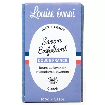 Savon lavandin exfoliant bio saponifié à froid – Douce France | Louise émoi