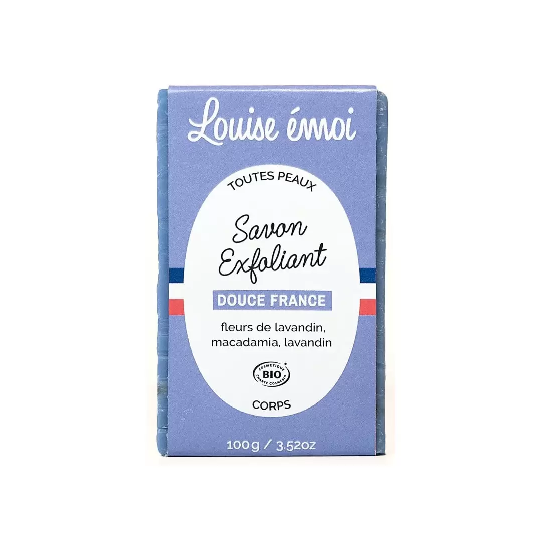 Savon lavandin exfoliant bio saponifié à froid – Douce France | Louise émoi