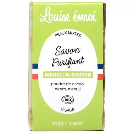 Savon purifiant neem & niaouli bio saponifié à froid – Niaouli Ni Bouton | Louise émoi