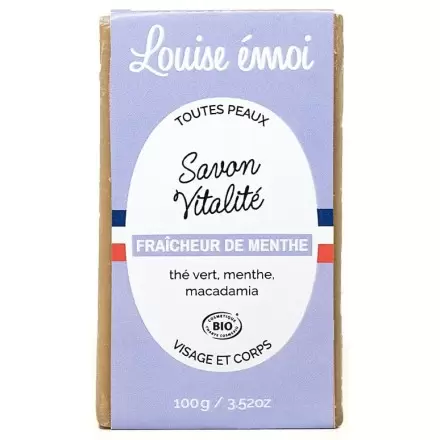 Savon menthe bio saponifié à froid – Fraîcheur de Menthe | Louise émoi
