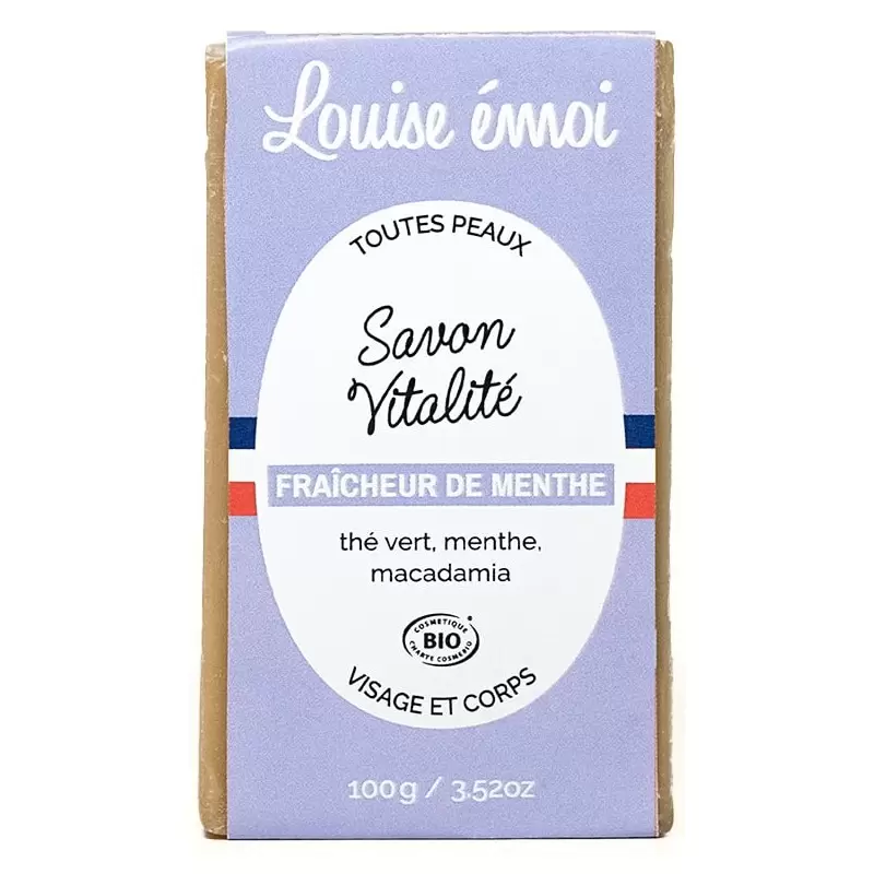 Savon menthe bio saponifié à froid – Fraîcheur de Menthe | Louise émoi