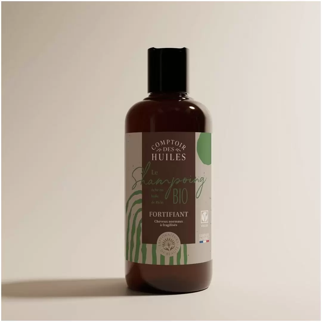 Shampoing fortifiant bio cheveux normaux à fragilisés | Comptoir des Huiles