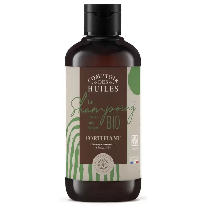 Shampoing fortifiant bio cheveux normaux à fragilisés | Comptoir des Huiles
