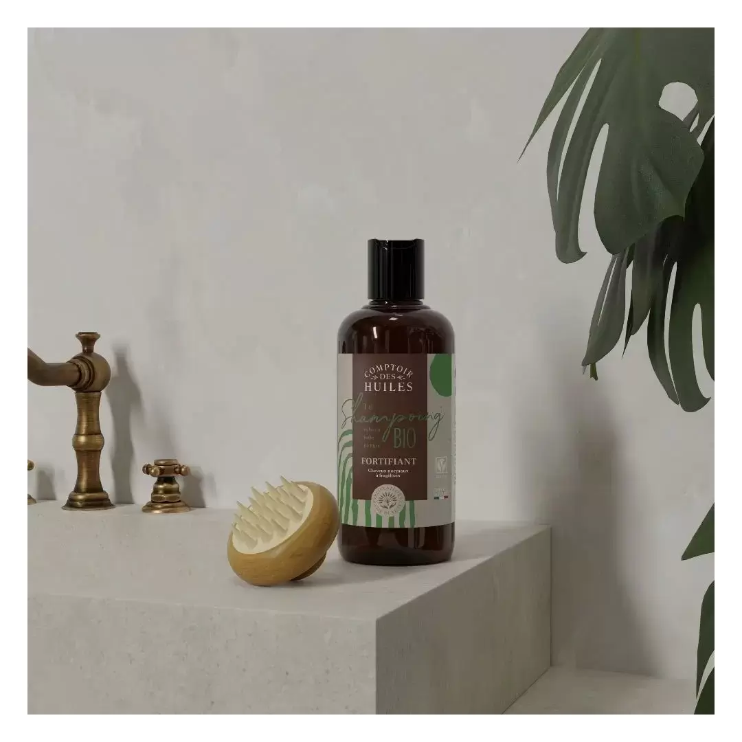 Shampoing fortifiant bio cheveux normaux à fragilisés | Comptoir des Huiles