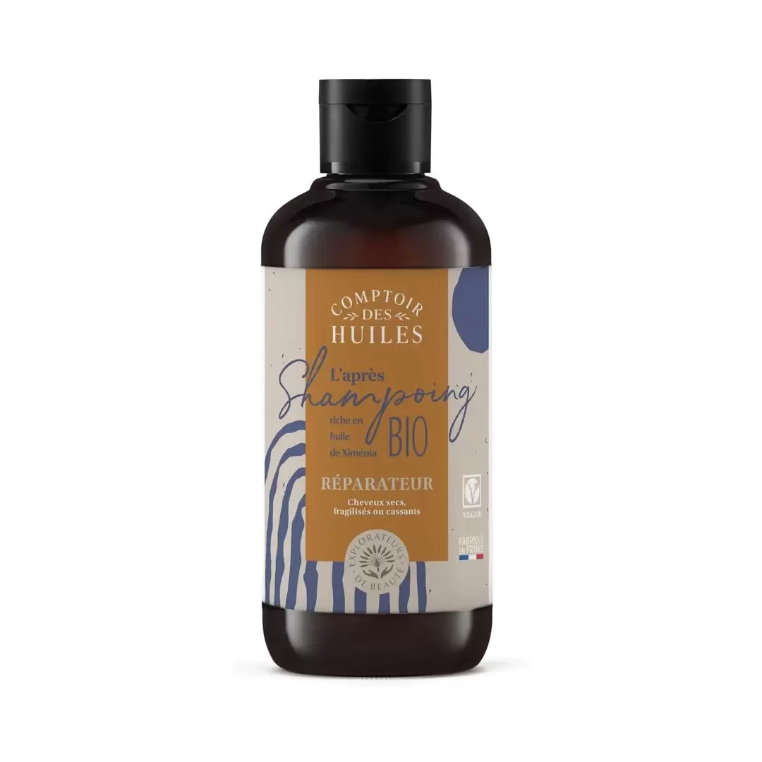 Après-shampoing réparateur bio – Cheveux secs, fragilisés ou cassants | Comptoir des Huiles