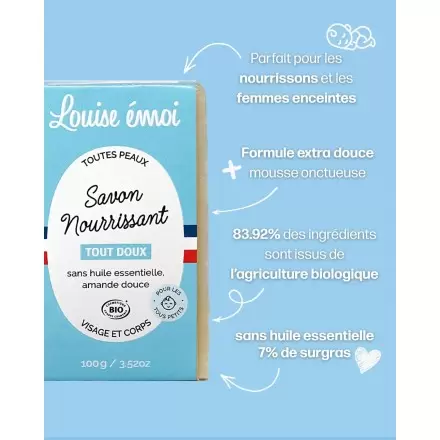 Savon doux bébé bio sans huiles essentielles – Tout Doux | Louise émoi