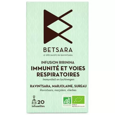 bio Immunité & Voies Respiratoires au ravintsara, marjolaine, sureau - Ririnina de Betsara