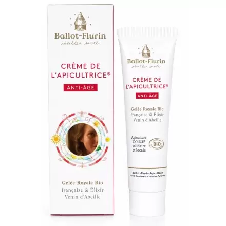 Crème visage Anti-âge BIO - Crème de l'Apicultrice | Ballot-Flurin