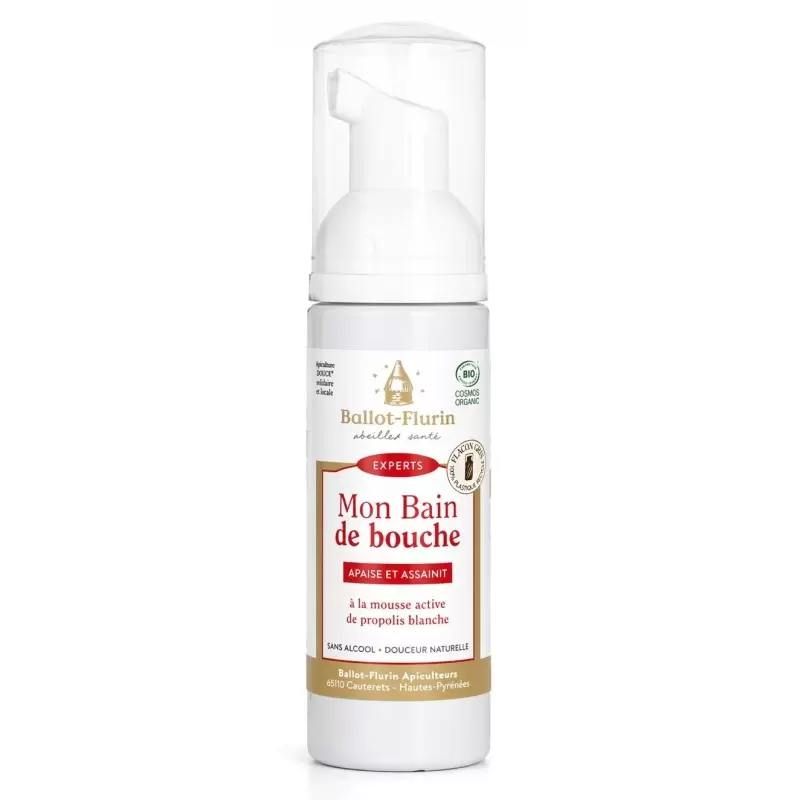 Bain de bouche Bio à la Propolis blanche - 50ml | Ballot-Flurin